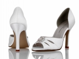 Ivory Satin Shoe Sian